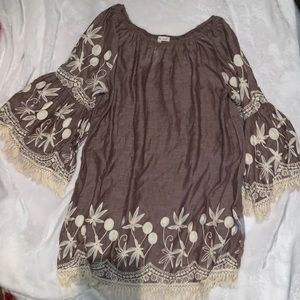 Off the shoulder dress